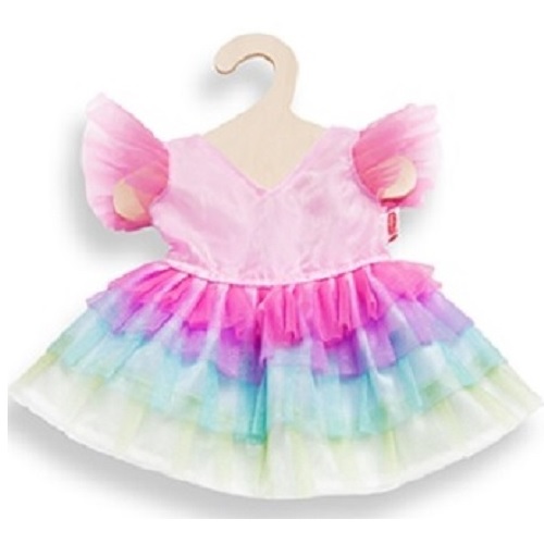 Heless Puppenkleidung Kleid Regenbogenfee in 2 Größen