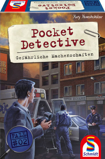 Schmidt Familienspiel 49378 Pocket Detective - Gefährliche Machenschaften