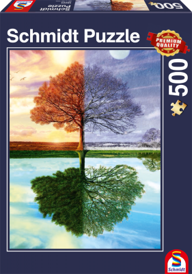 Schmidt Puzzle 58223 Jahreszeitenbaum - 500 Teile