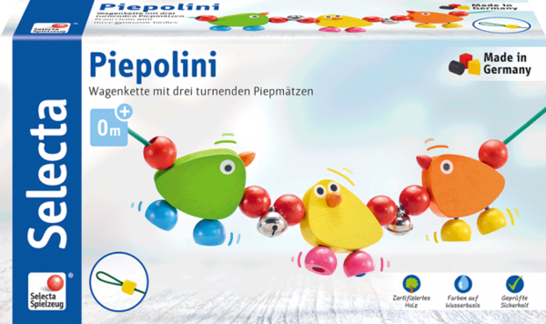 Selecta 61018 Babywelt Wagenkette Piepolini