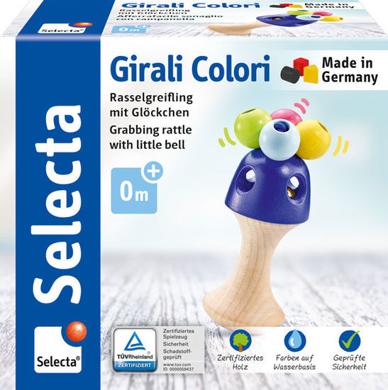 Selecta 61062 Babywelt Stielgreifling Girali - blau