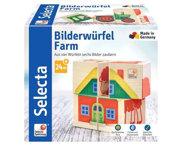 Selecta 62052 Bilderwürfel Farm