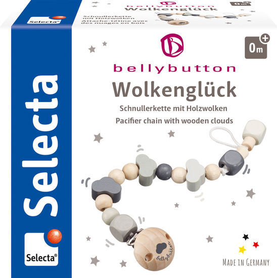 Selecta 64006 bellybutton by Selecta Schnullerkette Wolkenglück