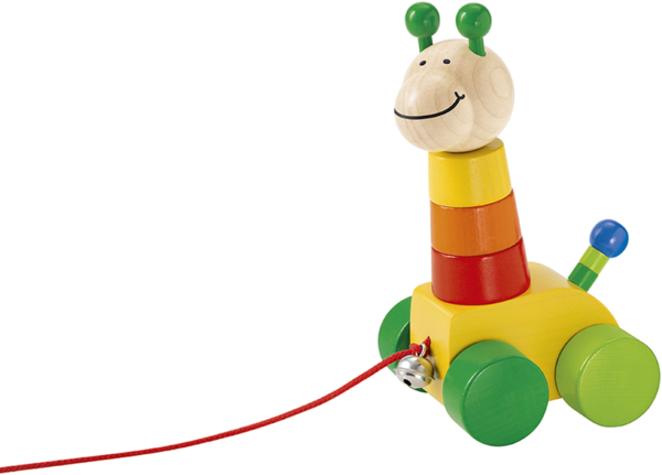 Selecta 62037 Kleinkindwelt Nachzieh- und Stapel-Giraffe Collino