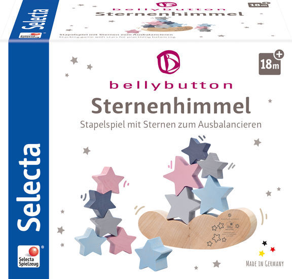 Selecta 64020 bellybutton by Selecta Stapelspiel Sternenhimmel