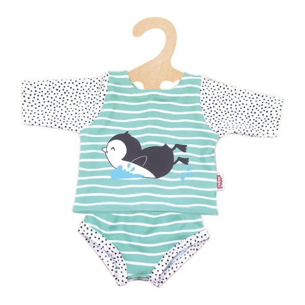 Heless Puppenkleidung Schwimm-Outfit Pinguin Pünktchen in 2 Größen