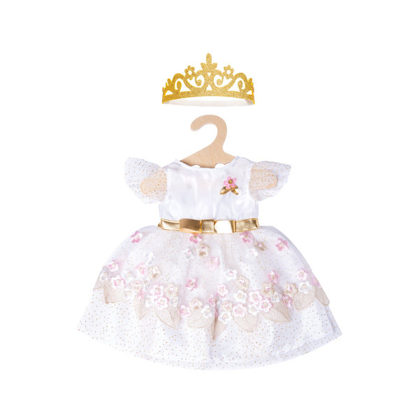 Heless Puppenkleidung Prinzessinnenkleid Kirschblüte mit goldener Krone in 2 Größen