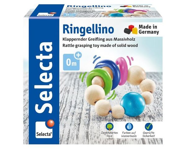 Selecta 61070 Babywelt Greifling Ringellino