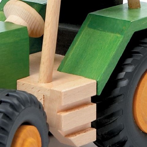 Uniwood 14010 Holzspielzeug Traktor