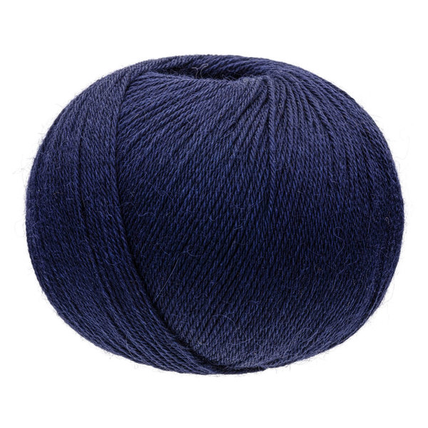 Strickwolle Baby-Alpaka Silk in dunkelblau