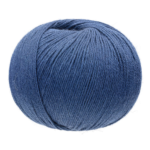 Strickwolle Baby-Alpaka Silk in jeansblau