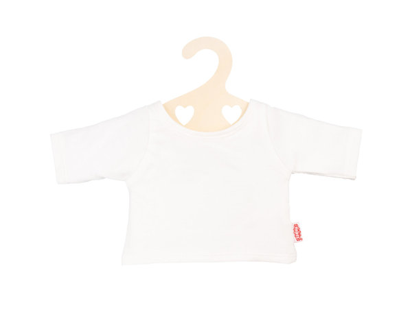 Heless Puppenkleidung T-Shirt in weiß in 2 Größen