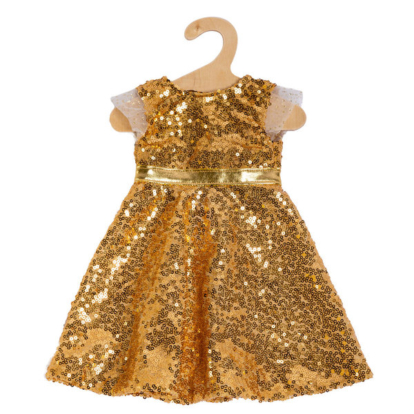 Heless Puppenkleidung Kleid Goldstar in 2 Größen